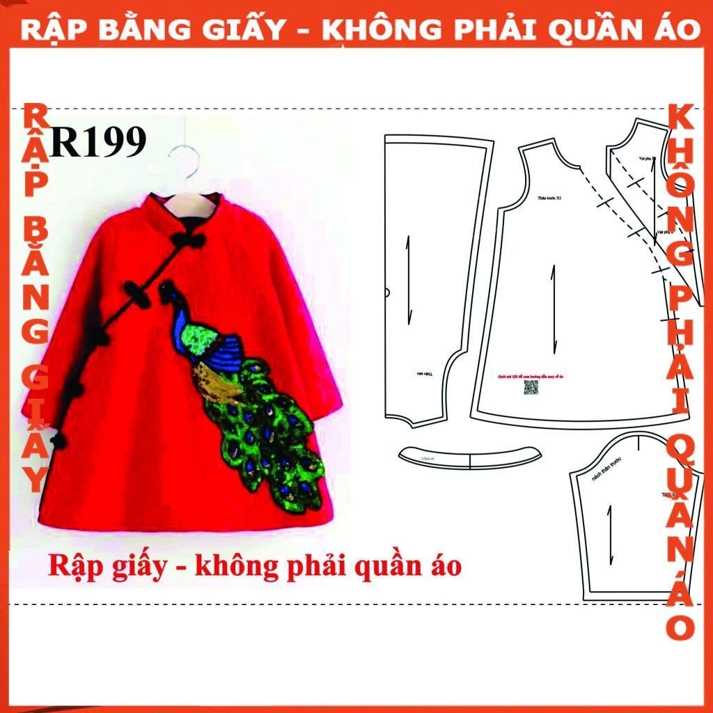 Rập giấy A0 mã R199 - rập bé