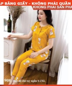 Rập giấy A0 mã 908 - bộ mặc nhà