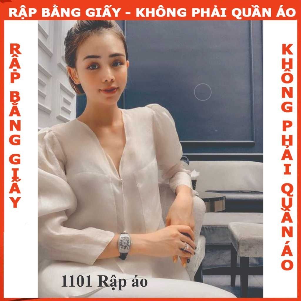 Rập giấy A0 mã 1101 - áo cổ tim