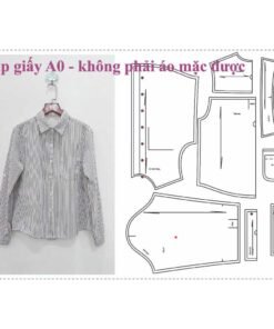 Rập giấy A0 mã 668 - Rập may áo