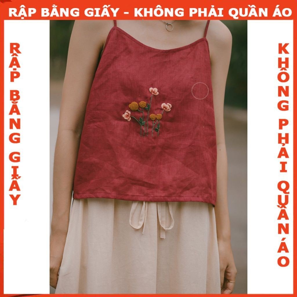 Rập  giấy A0 mã 1387 - áo 2 dây  cách điệu