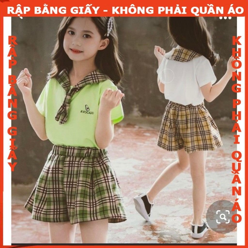Rập giấy A0 mã R455 - bộ bâu lính thủy mẹ bé