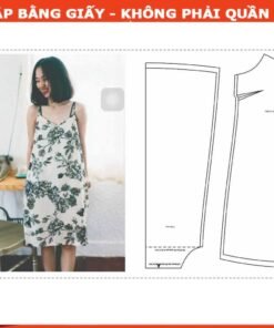 Rập giấy A0 mã 90 - đầm dây