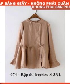 Rập giấy A0 mã 674 - áo dài tay