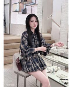 Rập giấy A0 mã 1740 - áo sơ mi freesz + chân váy bí