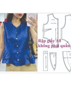 Rập giấy A0 mã 1825 - rập may áo