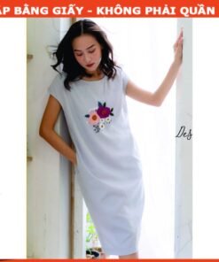 Rập giấy A0 mã 522 - đầm tay liền