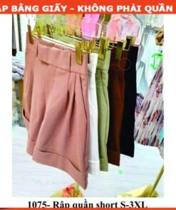 Rập giấy A0 quần short mã 1075