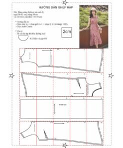 Rập giấy A0 mã 506 - rập may đầm