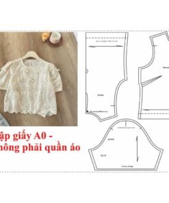 Rập giấy A0 mã 1748 - Rập áo mẹ và bé