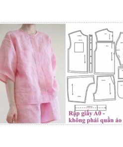 Rập giấy A0 mã 1709 -bộ quần lưng thun