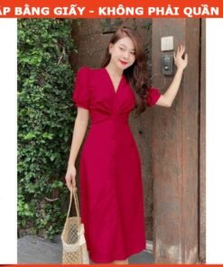 Rập giấy A0 mã 1450 - đầm xếp tay phồng