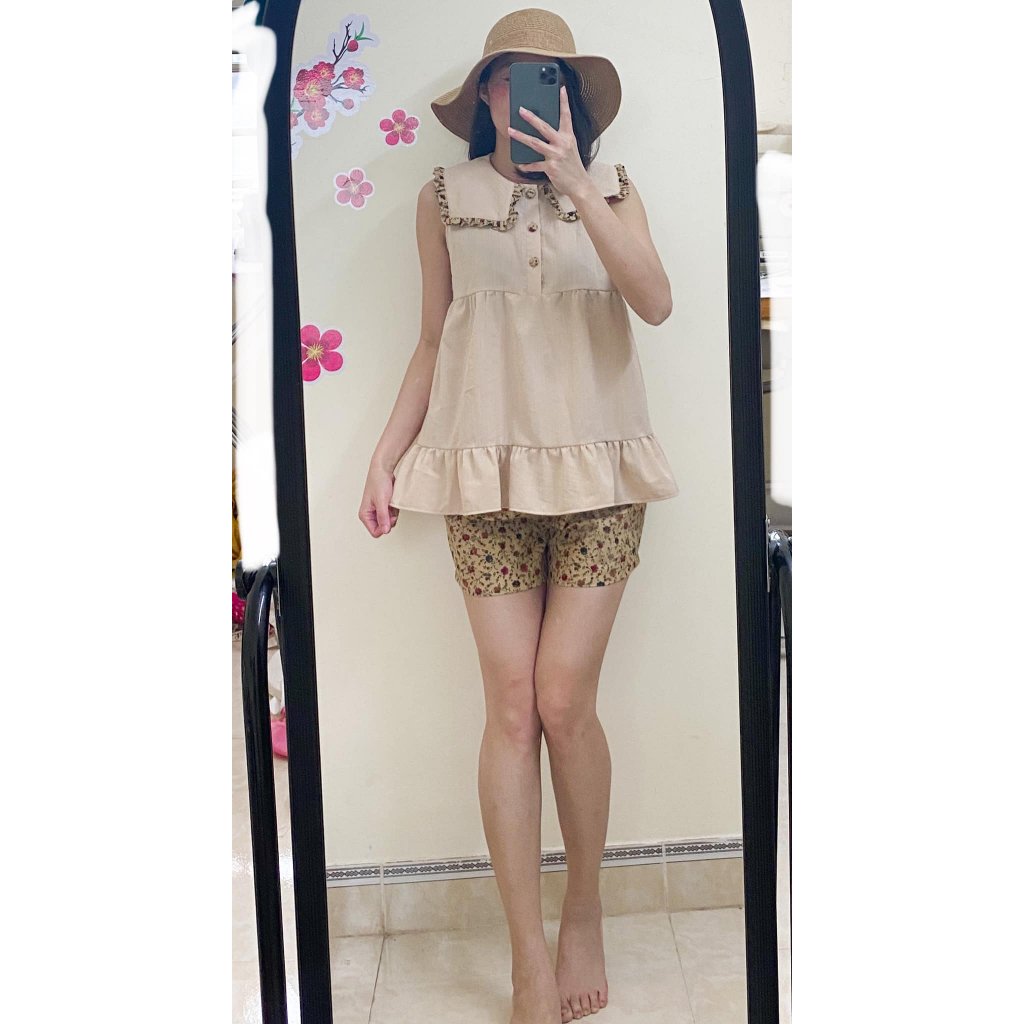 Rập Giấy A0 mã 1591 - bộ cổ sen - Ảnh 2