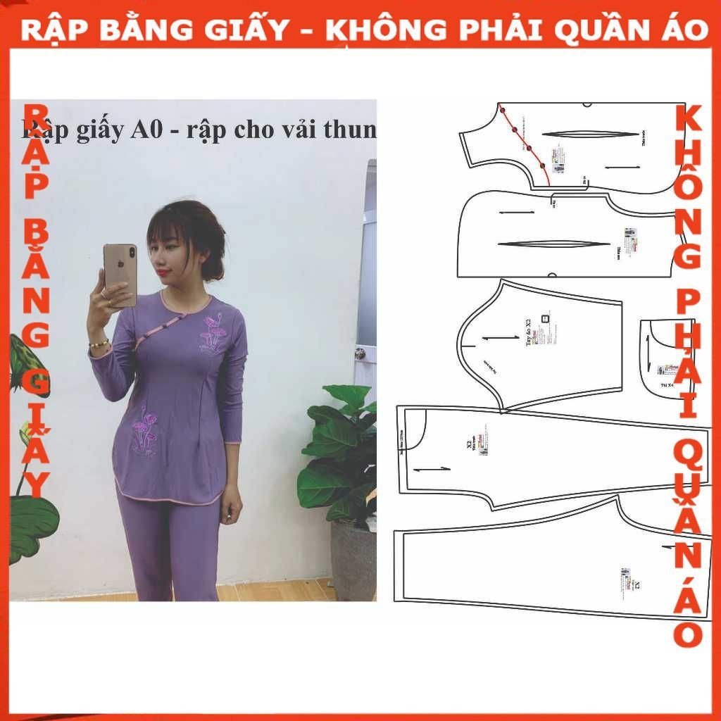 Rập giấy A0 bộ thun mã 778 (BẢN VẼ)