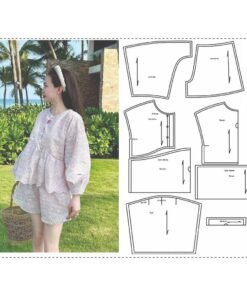 Rập giấy A0 mã 22 - bộ ren