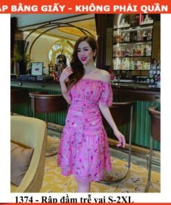 Rập giấy A0 - đầm trễ vai