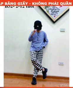 Rập giấyA0 bộ bagy áo tay dài mã B52