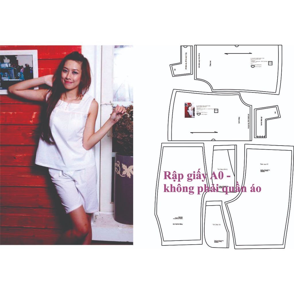 Rập giấy A0 mã 67 - rập may bộ