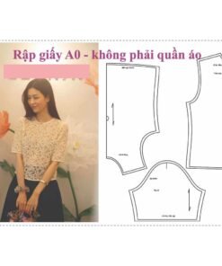 Rập giấy A0 áo nữ mã 1606 ( rập áo)