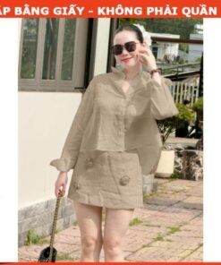 Rập giấy A0 áo sơ mi + chân váy mã 235