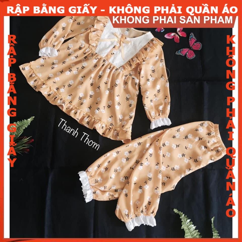 Rập giấy A0 bộ dài tay và quần bo ống R394