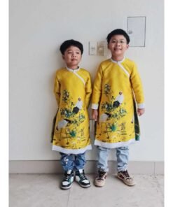 Rập giấy A0 áo dài bé trai mã AD37