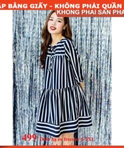 Rập giấy A0 mã 499 - Đầm hạ eo