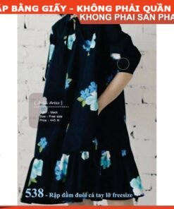 Rập giấy A0 mã 538 - đầm freesz