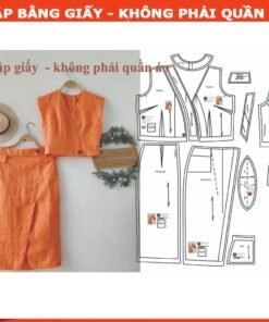 Rập giấy A0  set váy áo mã 1695