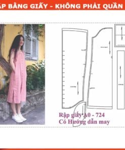 Rập giấy A0 mã 724 - rập đầm suông