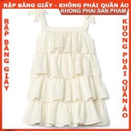 Rập giấy A0 mã R357 - rập đầm bé gái