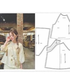 Rập giấy A0 mã 05 - áo tay ragland