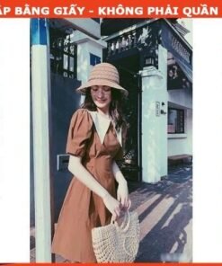 Rập giấy A0 mã 1614 - đầm xếp ly eo