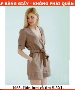 Rập giấy A0  jum cổ tim nữ mã 1063