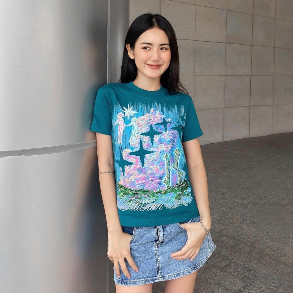 Rập giấy A0 may áo thun baby tee mã 91