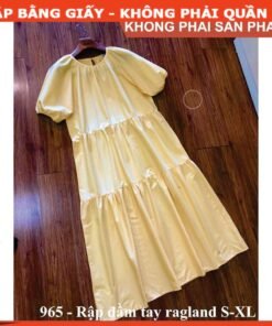 Rập giấy A0 đầm nữ mã 965