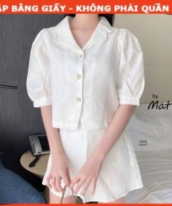 Rập áo cổ sam cách điệu mã 1177