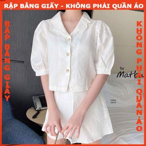 Rập áo cổ sam cách điệu mã 1177