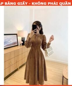 Rập giấy A0 mã 1441- đầm xòe cổ chân