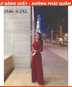 Rập giấy A0 bộ thun tay dài mã 1546