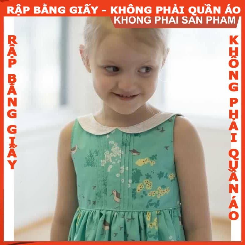 Rập giấy A0 mã R266 - Rập đầm bé gái