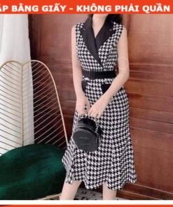 Rập giấy A0 mã 1133 - đầm cổ danton