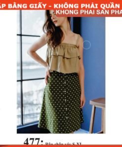 Rập giấy A0 chân váy mã 477