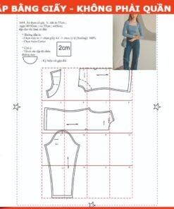 Rập giấy A0 mã 1644 - Rập áo thun