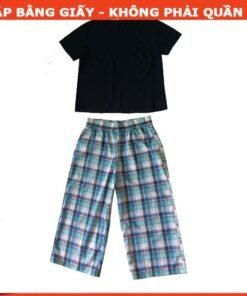 Rập mã 472 - bộ quần suong lửng áo croptop