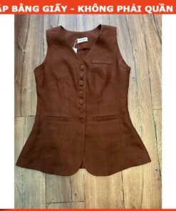 Rập giấy A0 mã 278 - áo ghi lê dáng dài