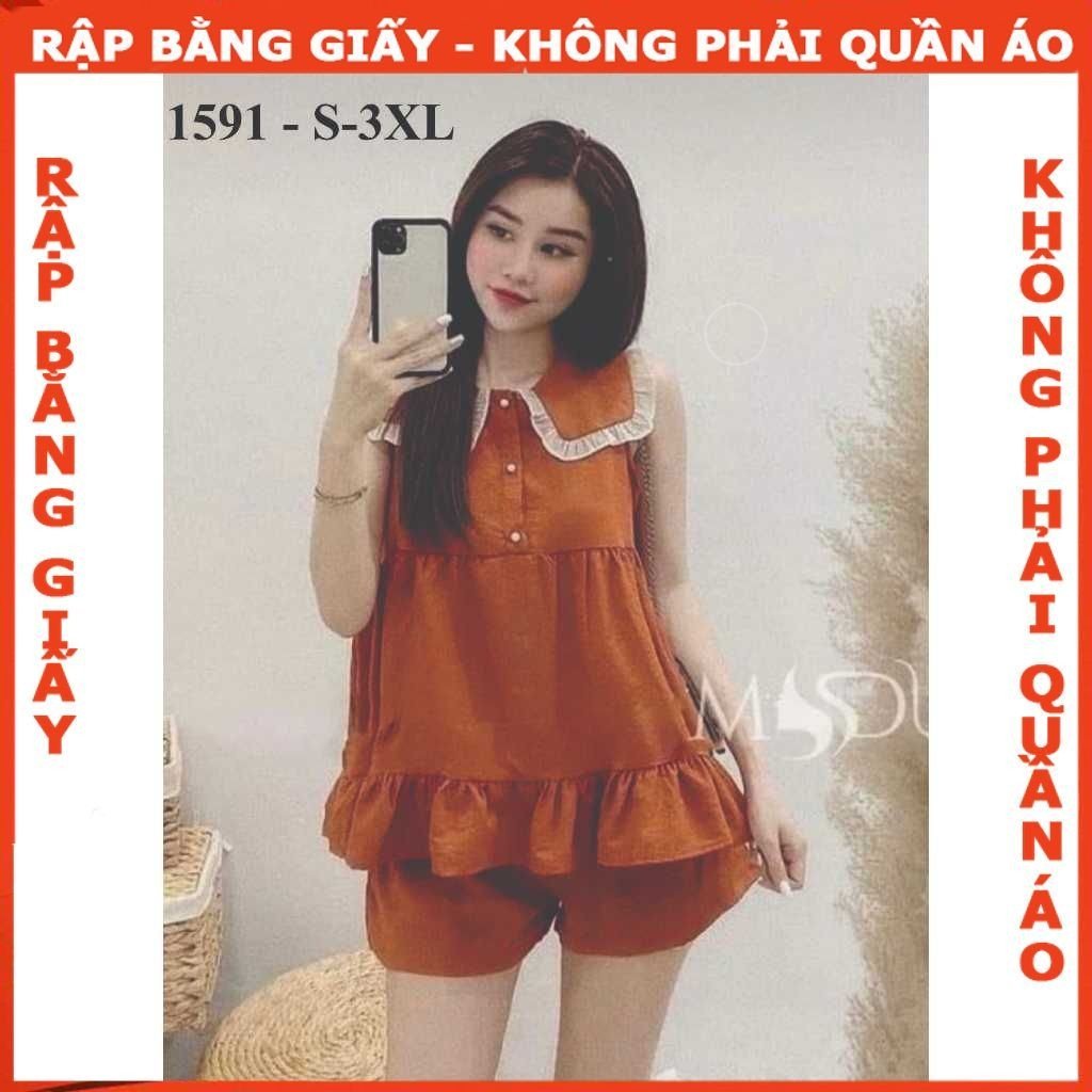 Rập Giấy A0 mã 1591 - bộ cổ sen