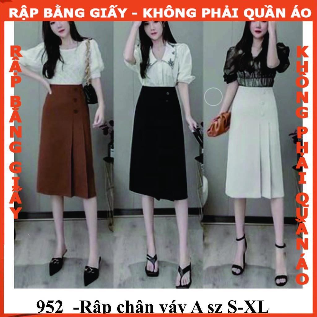 Rập giấy mã 952 - chân váy A