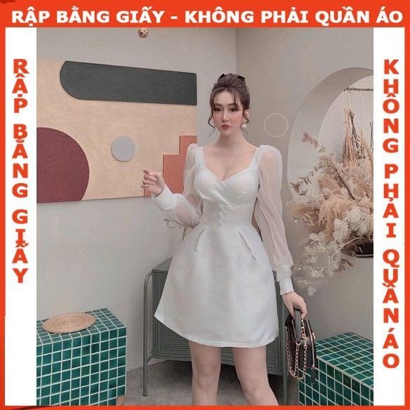 Rập giấy A0 mã 1222 - đầm tay dài