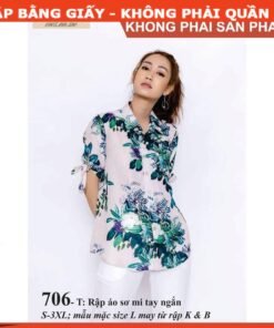 Rập giấy A0 mã 706 - rập áo sơ mi
